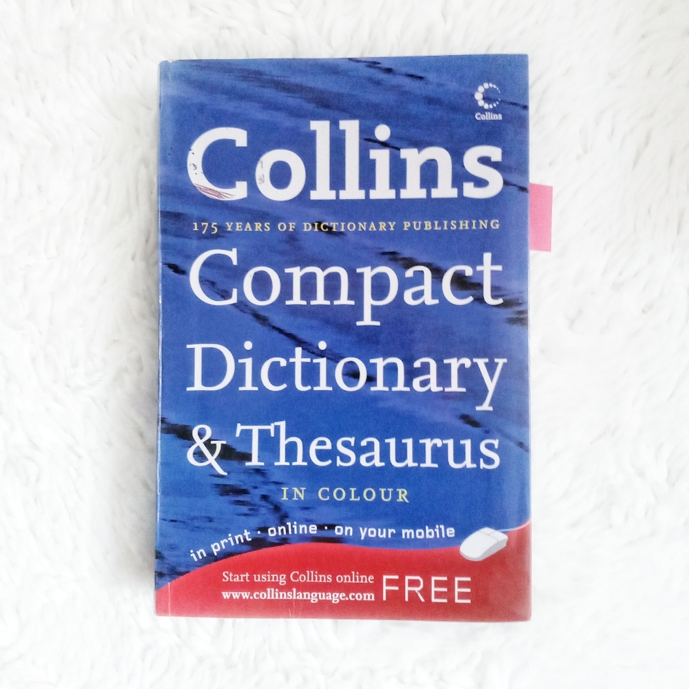 💮3/$20💮 Collins Compact Dictionary & Thesaurus